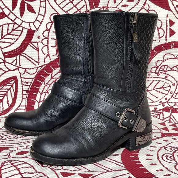 Womens Vince Camuto Mid-Calf Boots, Black size 6.5 - Picture 4 of 11